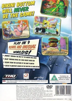 Nickelodeon SpongeBob SquarePants - Creature from the Krusty Krab box cover back